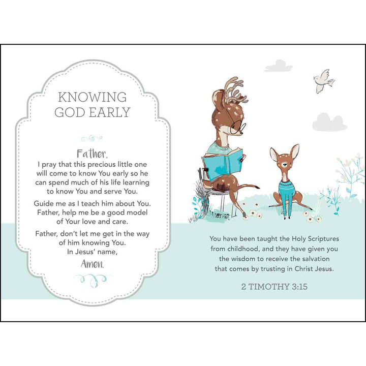 Prayers For My Baby Boy Hardcover Gift Book