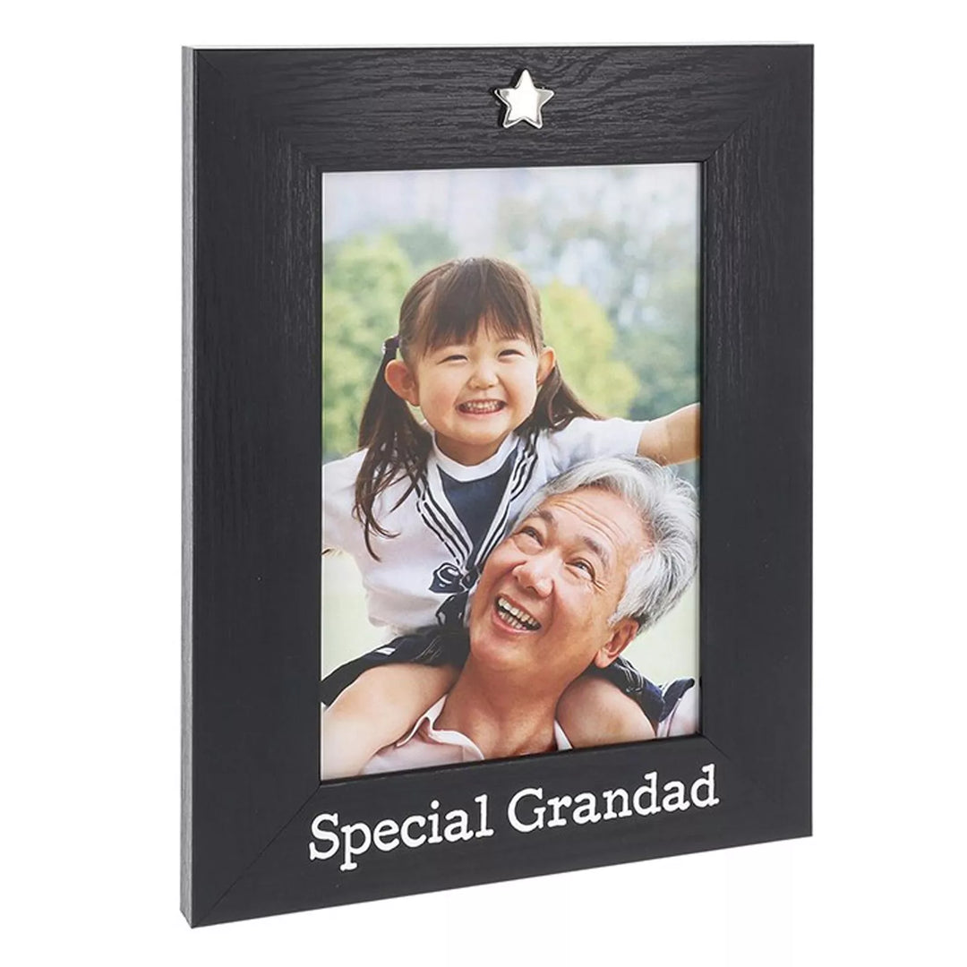 Shudehill Grandad Photo Frame With Silver Star & Text