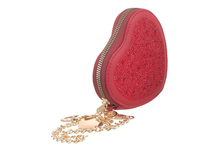 Mini Heart Shaped Leather Purse