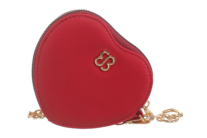 Mini Heart Shaped Leather Purse