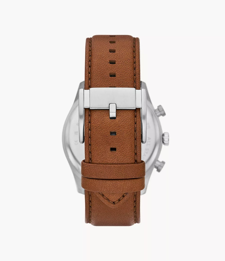 Sullivan Multifunction Medium Brown Leather Watch