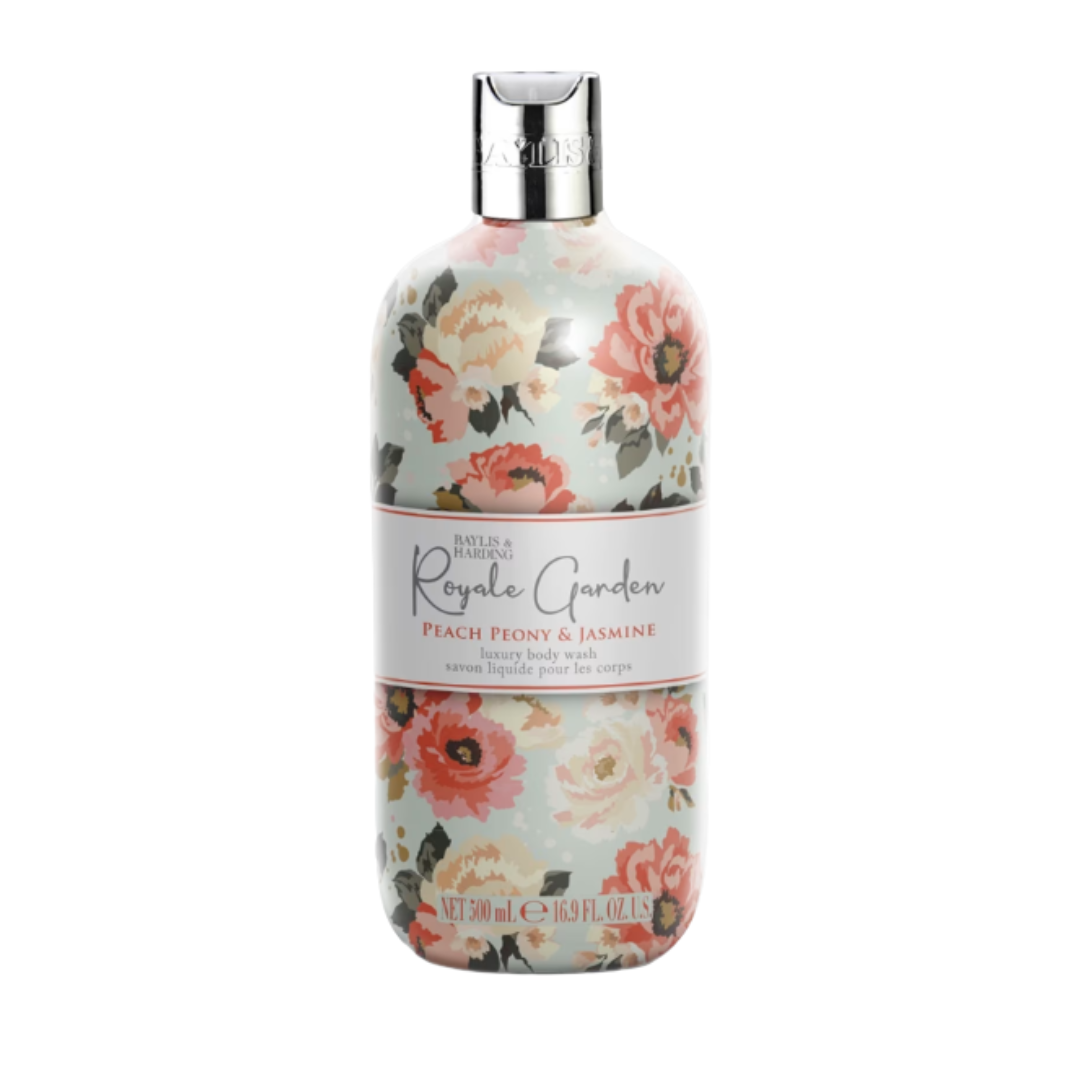 Baylis & Harding Royale Garden Peach Peony & Jasmine Body Wash- 500ml