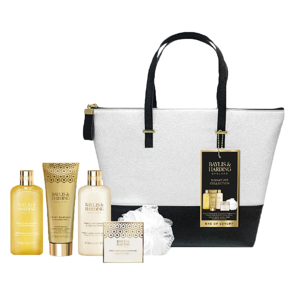 Baylis &amp; Harding Sweet Mandarin &amp; Grapefruit Luxury Tote Bag Travel Set- BH25MGTOTE