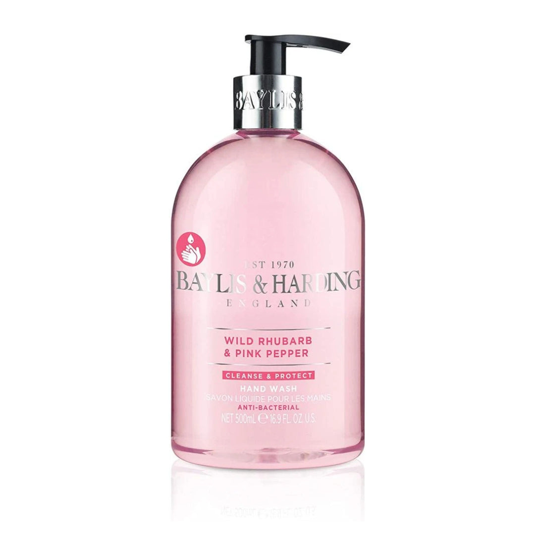 Baylis & Harding Wild Rhubarb & Pink Pepper Anti Bacterial Hand Wash- 500ml