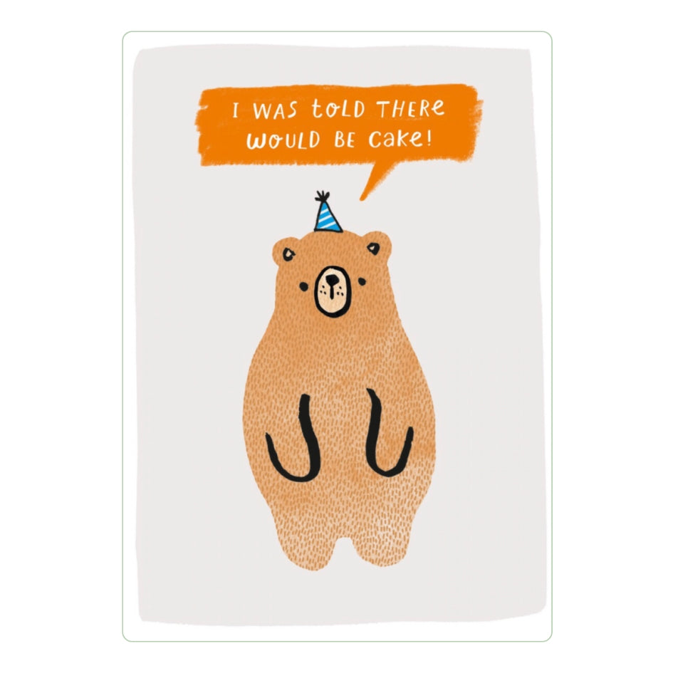 Bear Humor Birthday Greeting Card