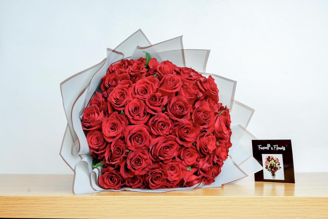 Bouquet of 40 Roses