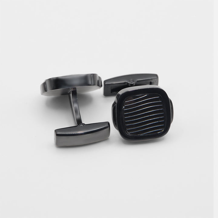 DS Accessories Square Textured Cufflinks