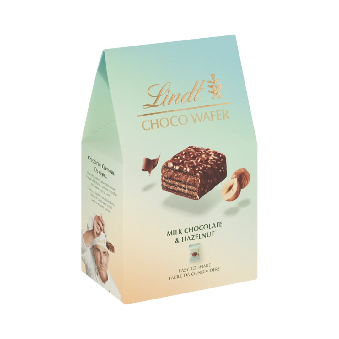 Lindt Choco Wafer Milk Chocolate and Hazelnut- 135g