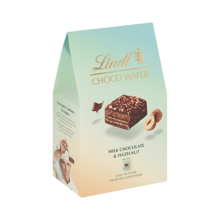 Lindt Choco Wafer Milk Chocolate and Hazelnut- 135g