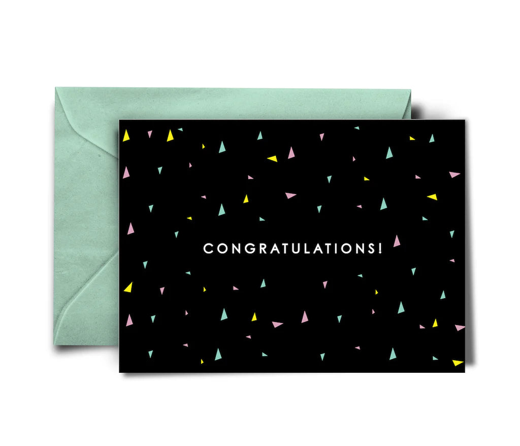 Confetti Congratulations Greeting Card