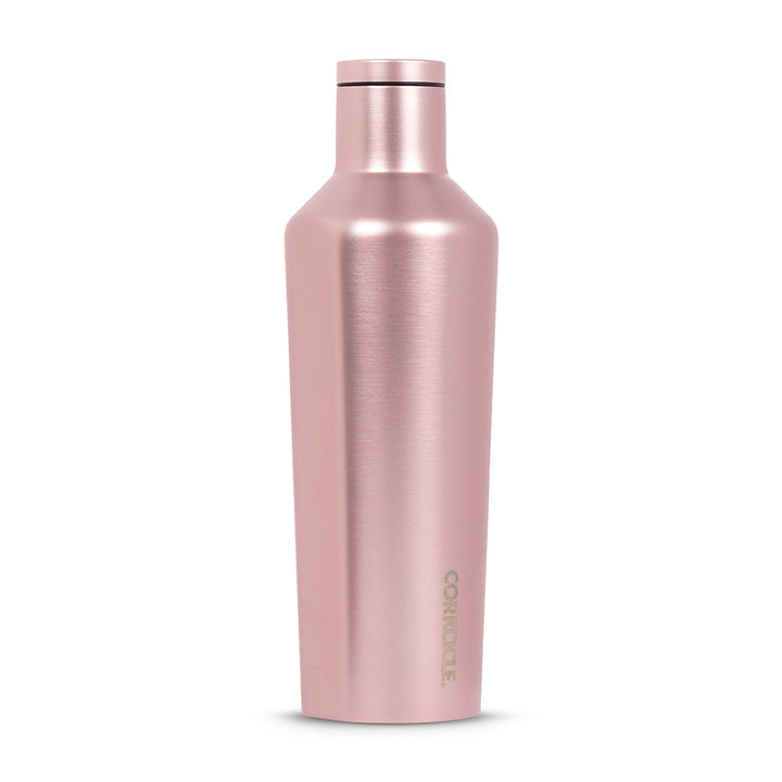 Corkcicle Canteen Rose Metallic Travel Bottle