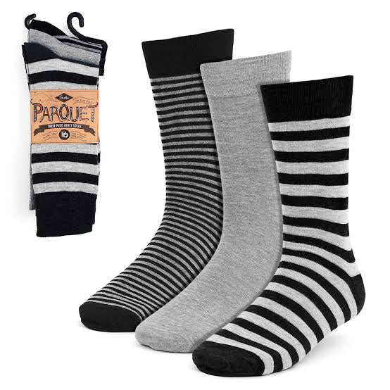 Parquet 3pc Fancy Socks