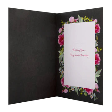 With Love Floral Birthday Greeting Card