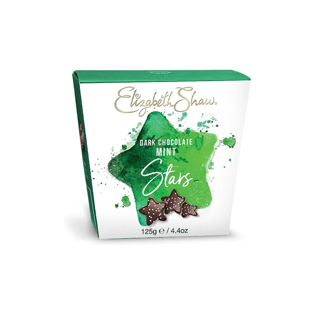Elizabeth Shaw Dark Chocolate Mint Stars-125g
