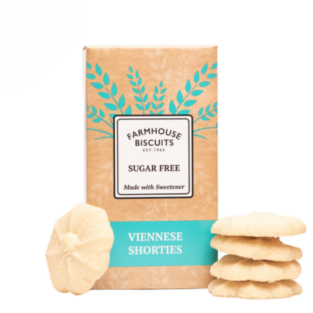 Farmhouse Sugar Free Viennese Shortbread Biscuits, 150g