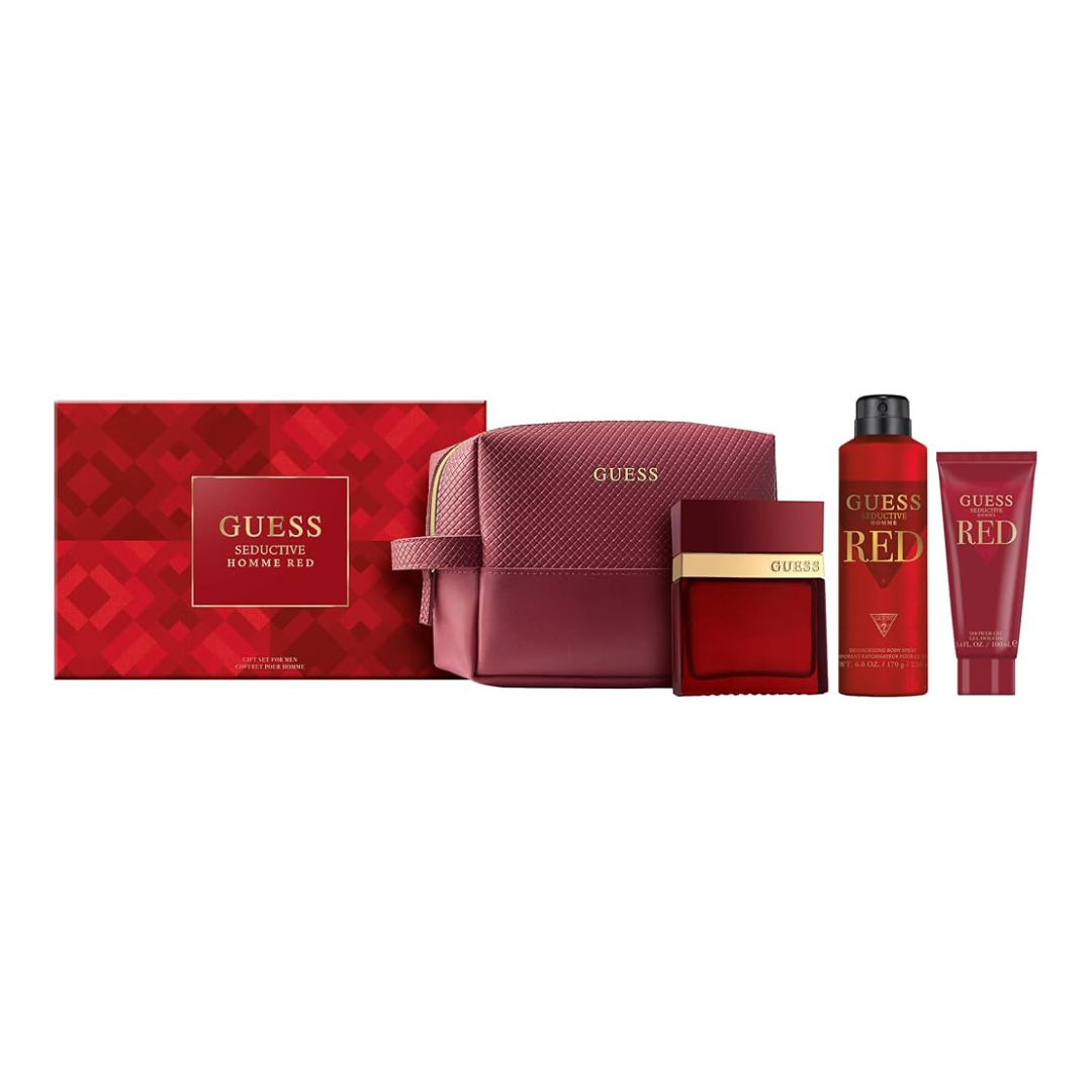 Guess Seductive Homme Red EDT 100ml Male Perfume Gift Set