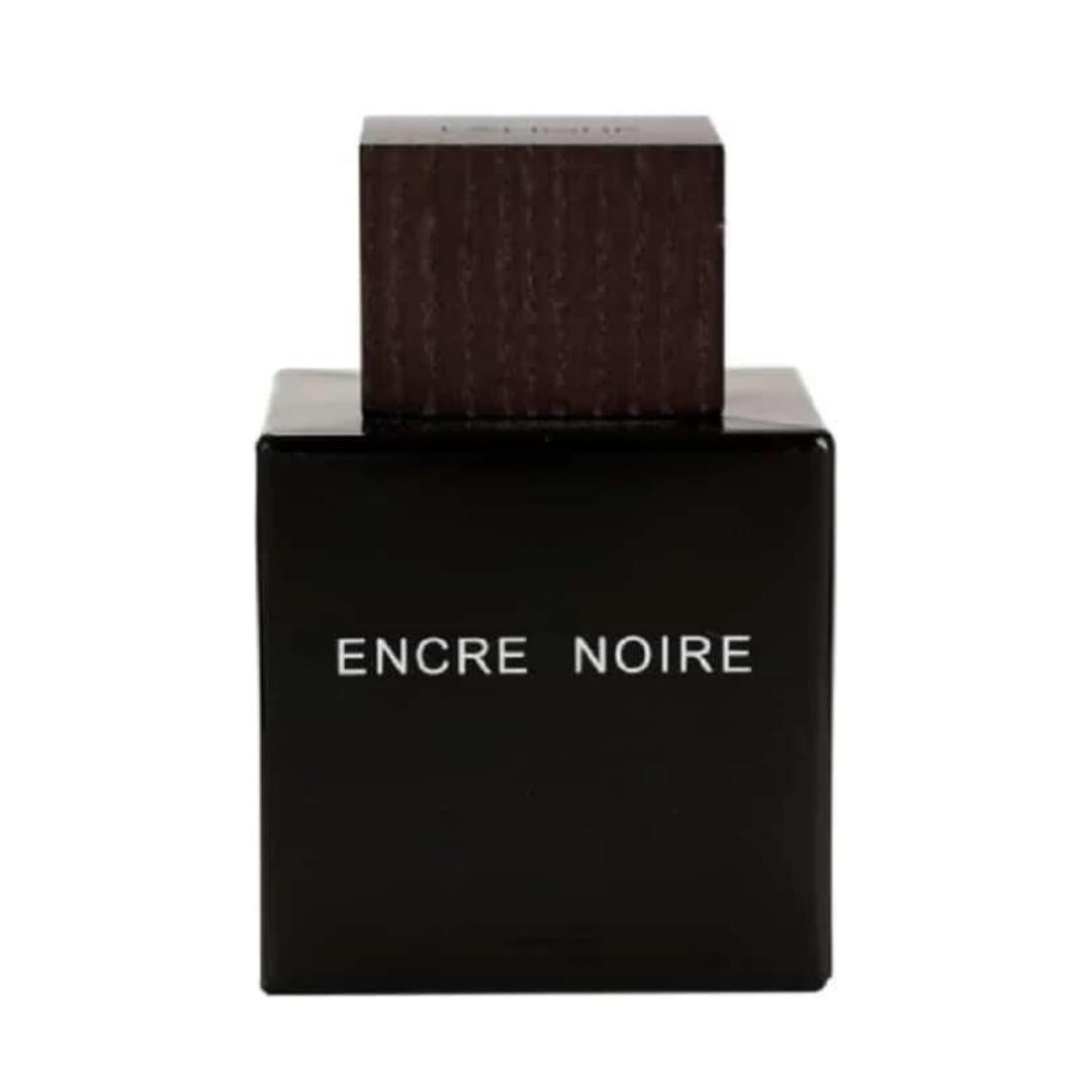 Lalique Encre Noire EDT 100ml Male Perfume in minimalist black bottle, a sophisticated personal fragrance for men.