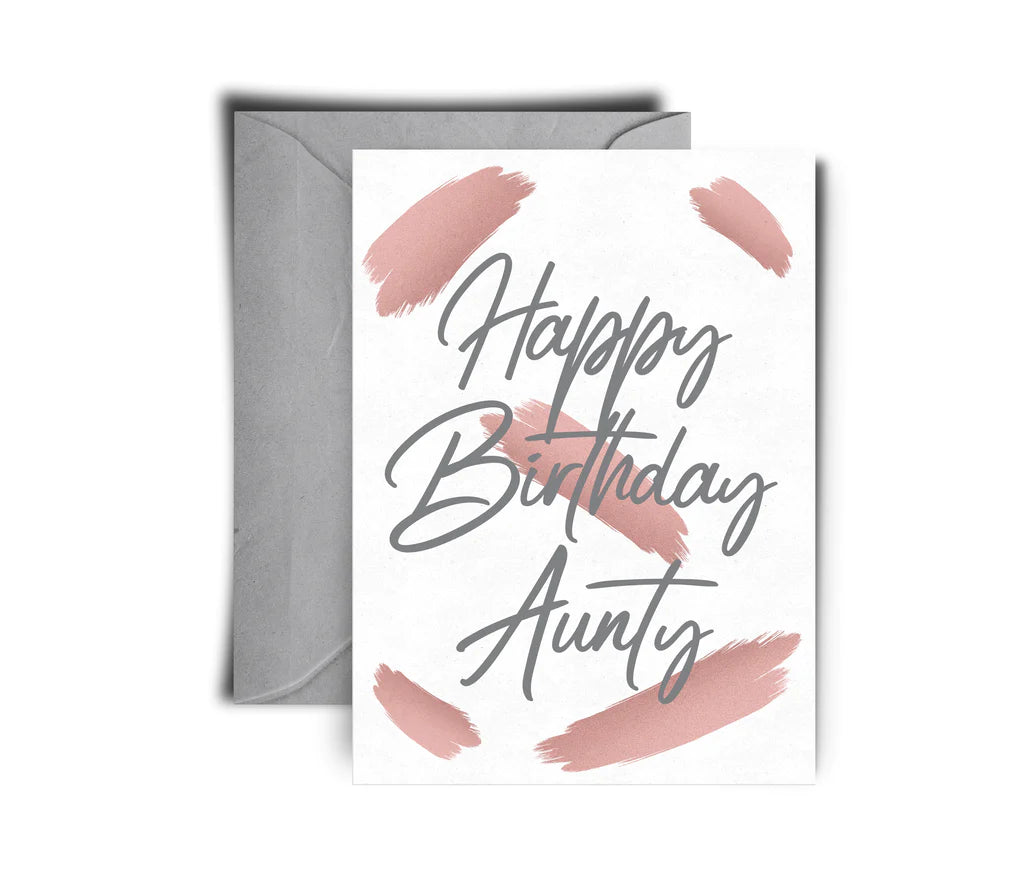 Aunty Birthday Greeting Card