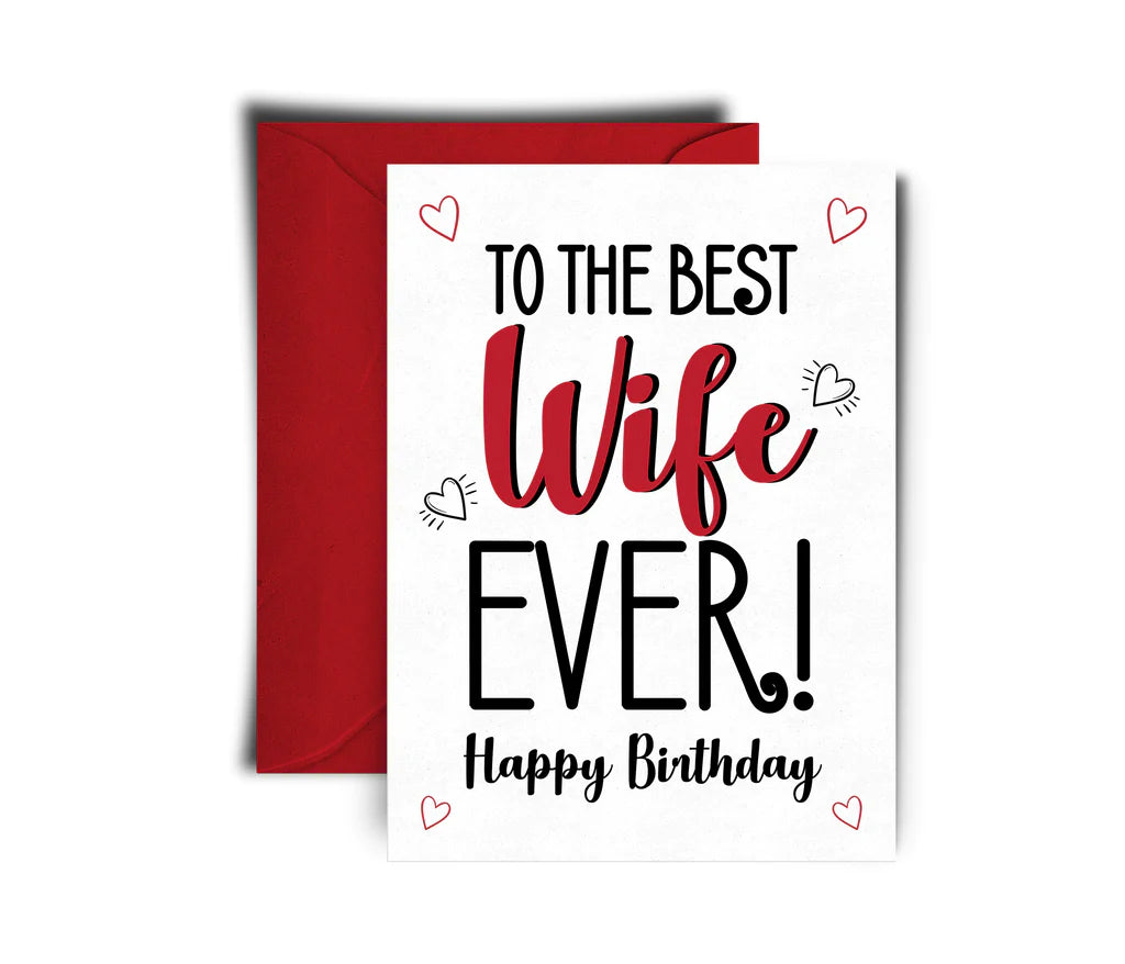 Wife Birthday Heartfelt Greeting Card