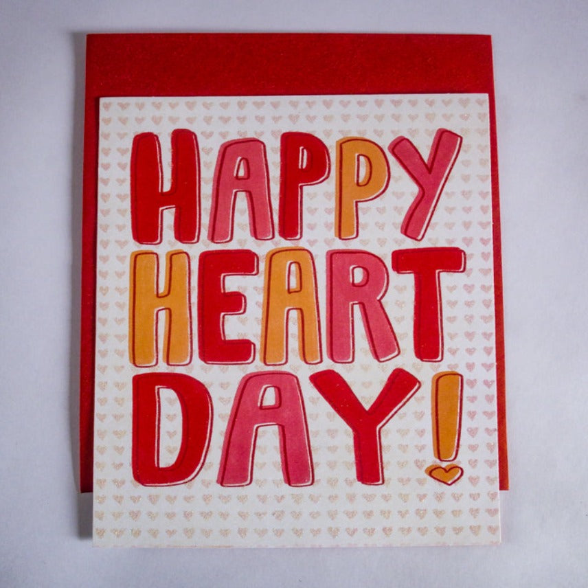Happy Heart Day Valentine Greeting Card