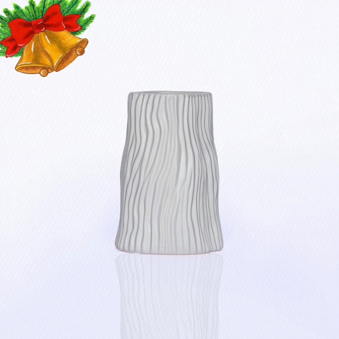 Tree Trunk Grey Ceramic Vase KAL-1079