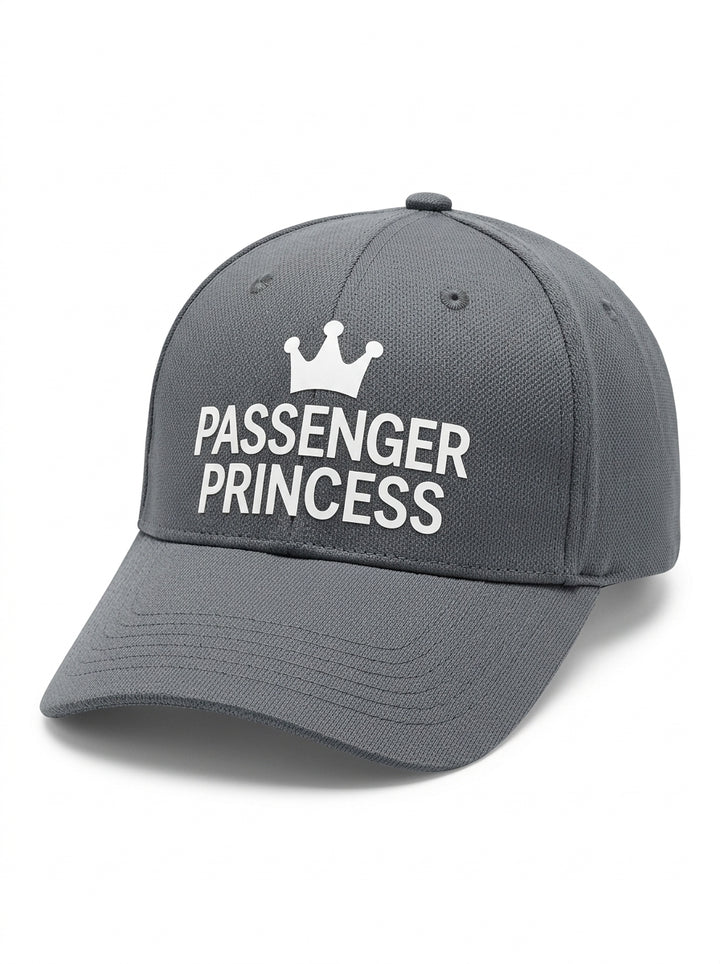Grey Baseball Cap "Passenger Princess"