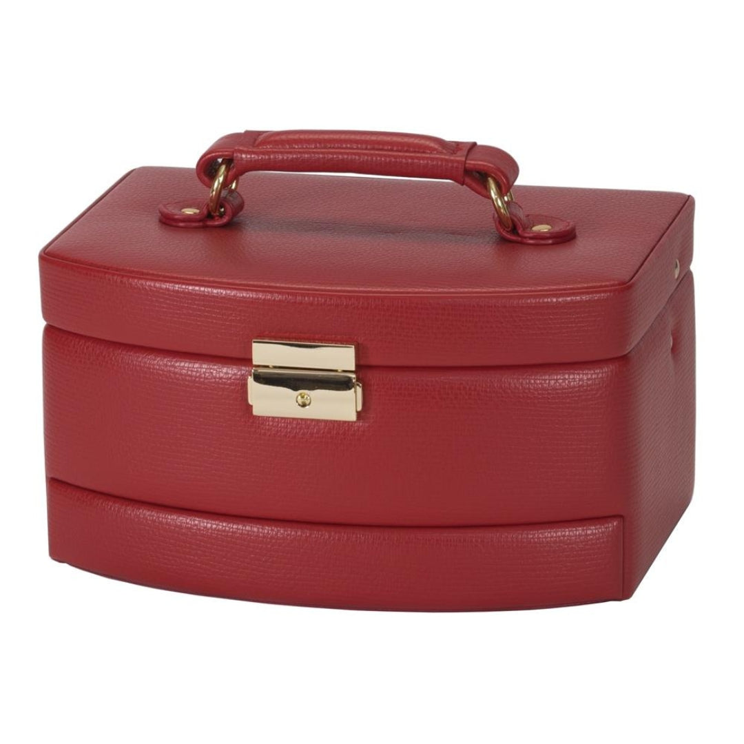 Carmine Red Auto Tray Jewel Case