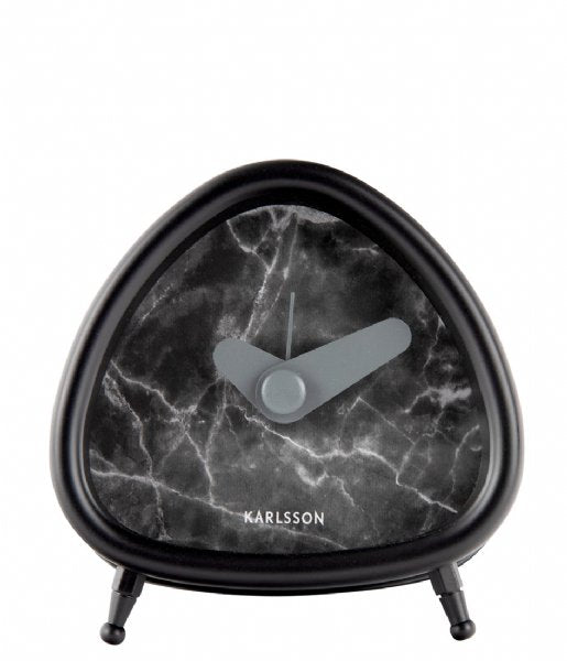 Karlsson Triangle Marble Alarm Clock