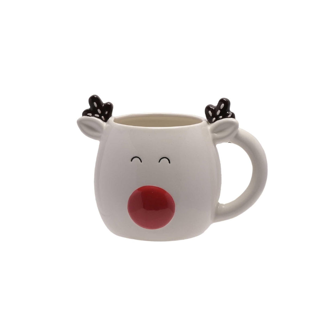Reindeer Ceramic Christmas Mug
