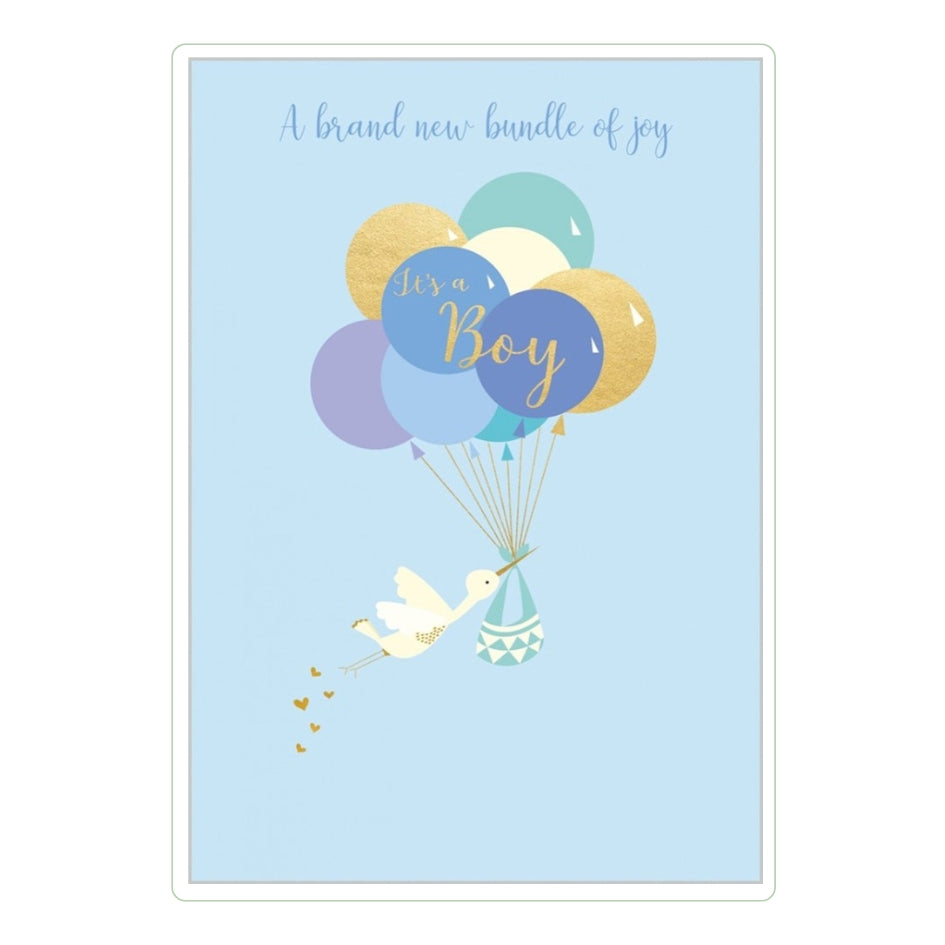 Bundle of Joy- Baby Boy Greeting Card