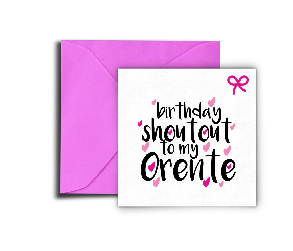 Shoutout Birthday Greeting Card