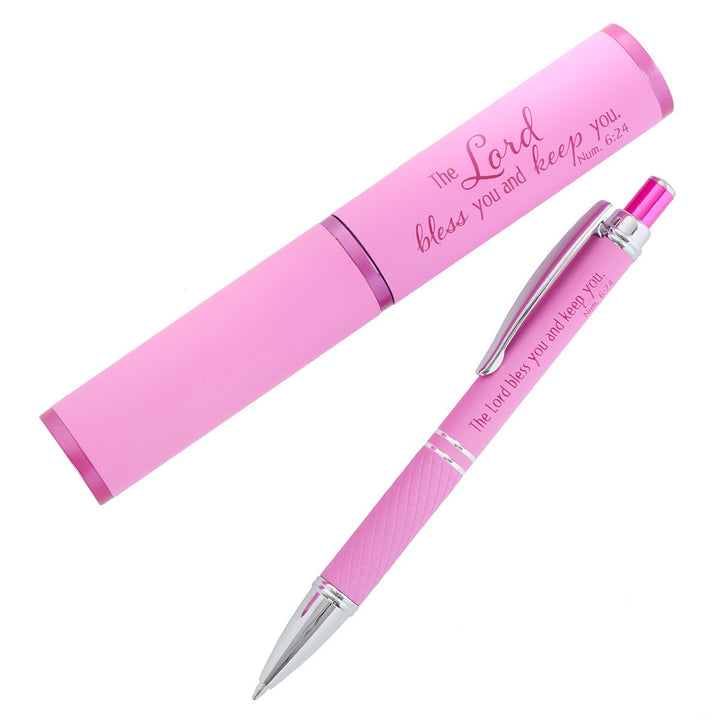 Bless You & Keep You Pink Gift Pen