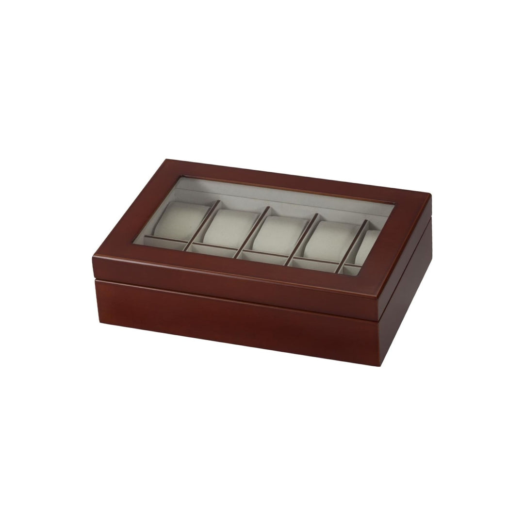 Mele &amp; Co Harvey Jewelry Brown Watch Box