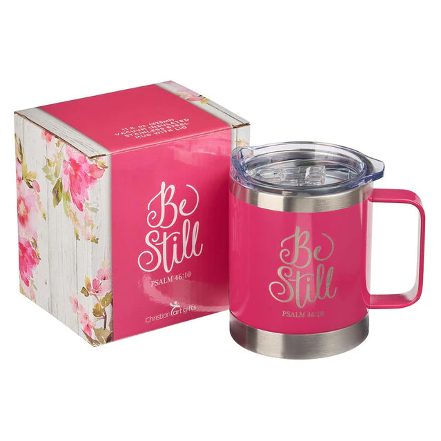 Stainless Steel Mug Be Still Psalm 46:10