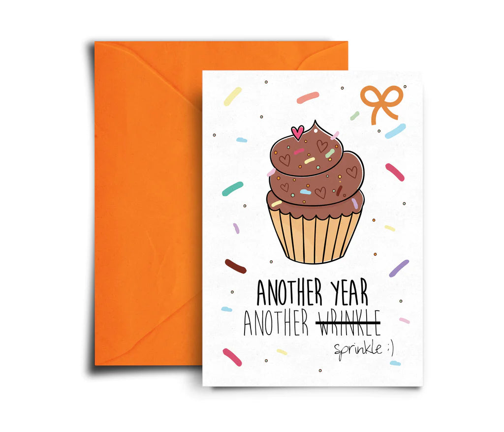 Another Year Another Sprinkle Humour Greeting Card