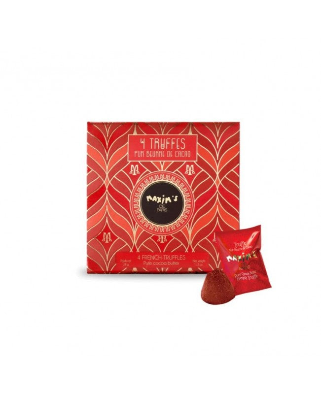 Maxim Cardbox 4 French Truffles Pure Cocoa Butter