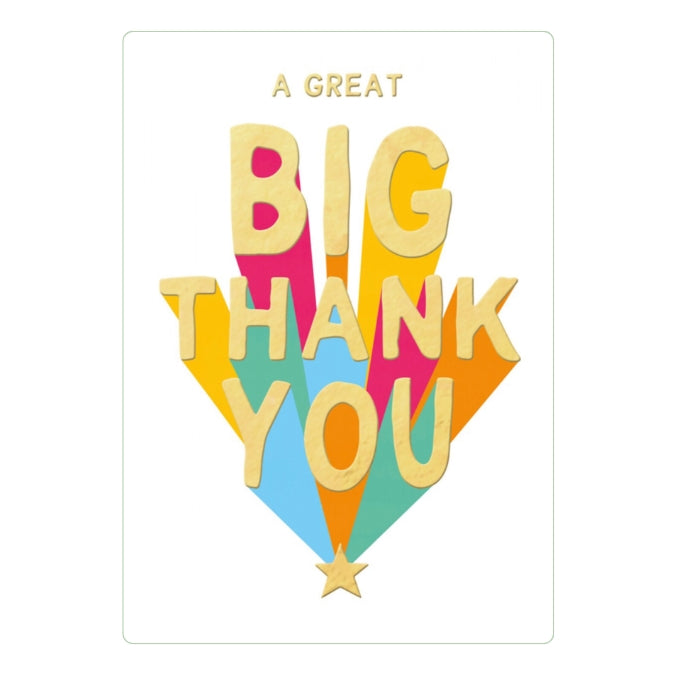 A Great Big Thank You Greeting Card