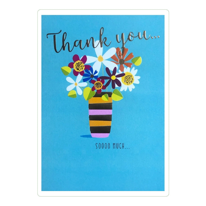 Thank You Floral Greeting Card