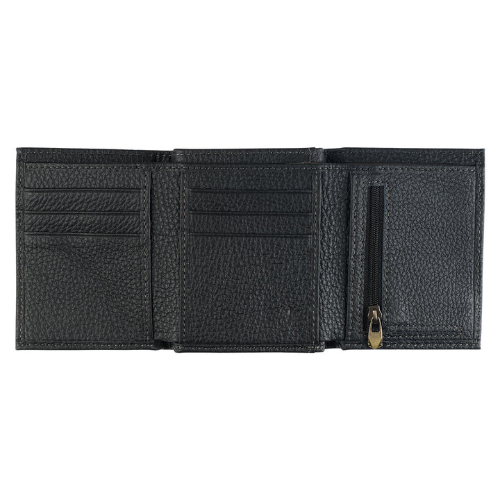 Walk by Faith Black Genuine Leather Wallet