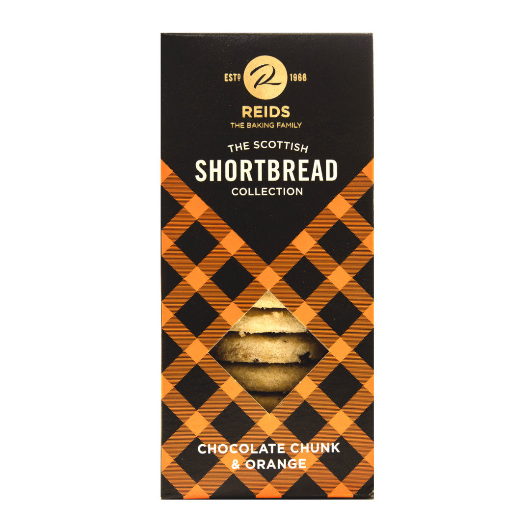 Reids Chocolate Chunk &amp; Orange Shortbread- 150g