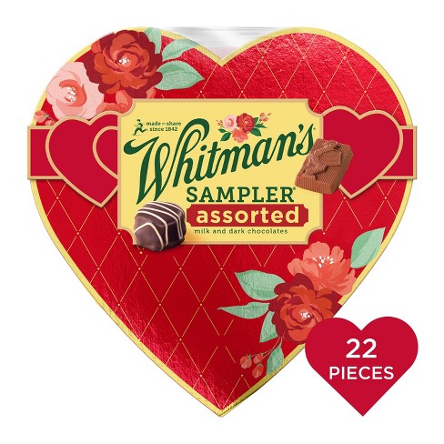 Whitman's Assorted Chocolates Sampler Heart- 10.3oz