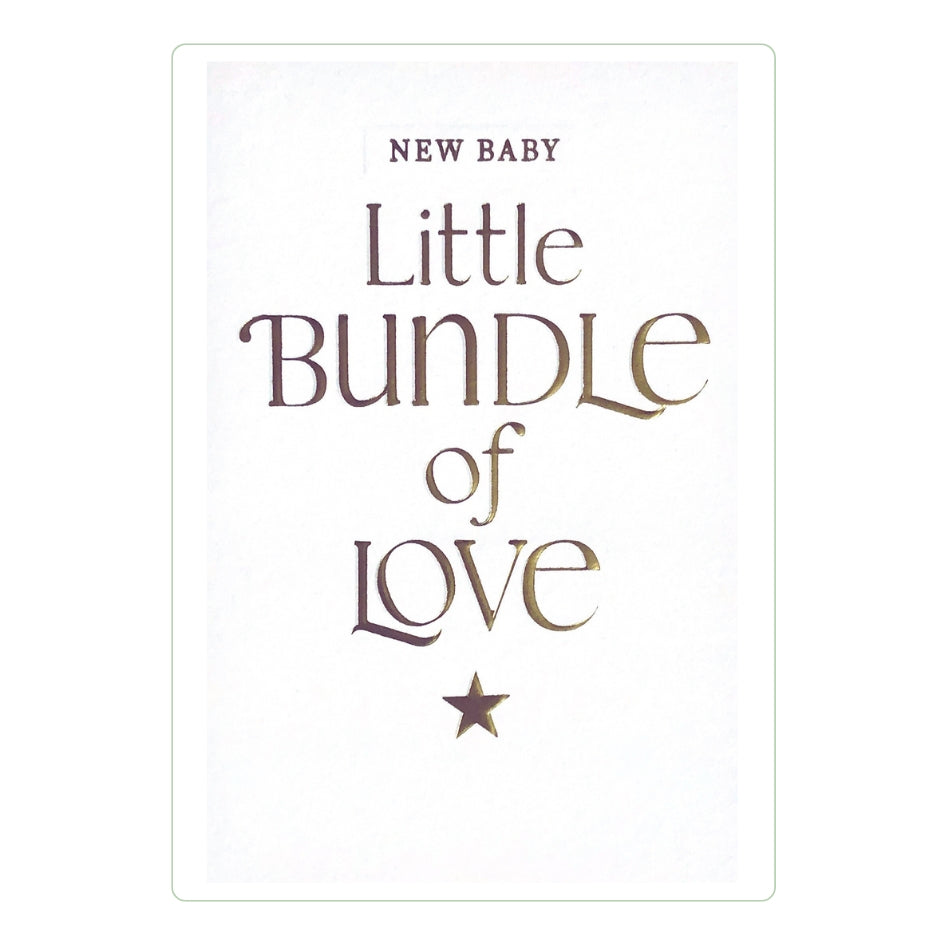 Bundle of Love New Born Greeting Card