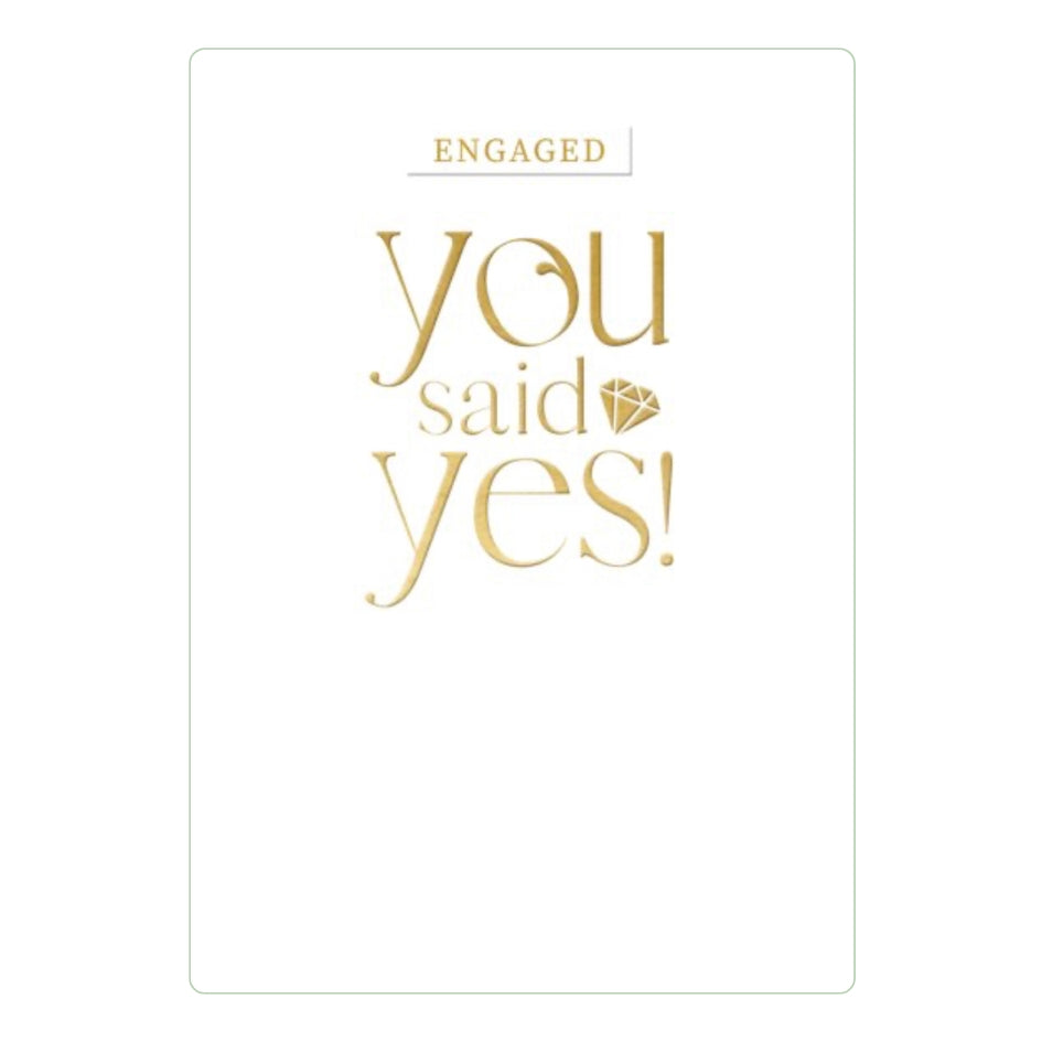 Engagement Congratulatory Greeting Card