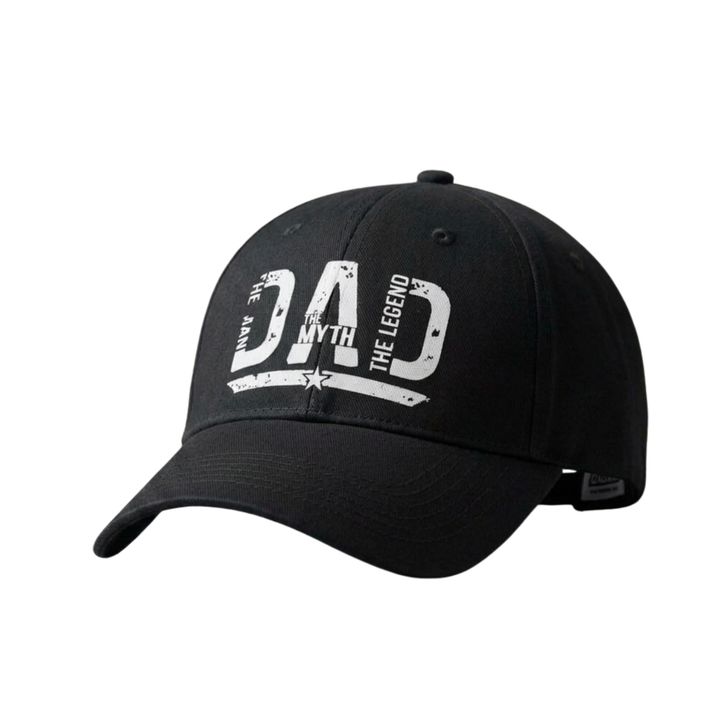 Dad The Man The Myth The Legend Black Baseball Cap