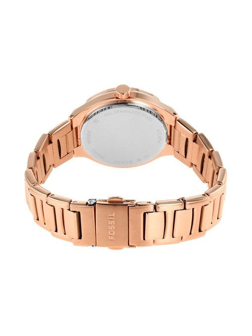 Fossil Eevie Multifunction Rose Gold Stainless Steel Female Watch