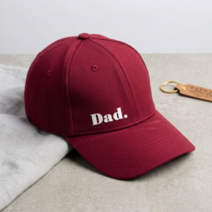 The Heritage "Dad." Burgundy Baseball Cap