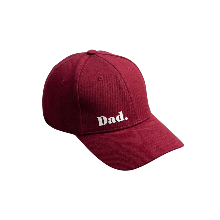 The Heritage "Dad." Burgundy Baseball Cap