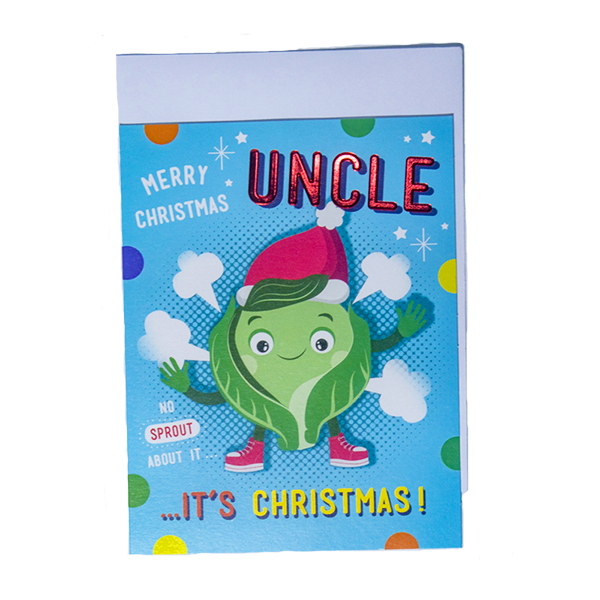 Christmas Greeting Card- Uncle Its Christmas