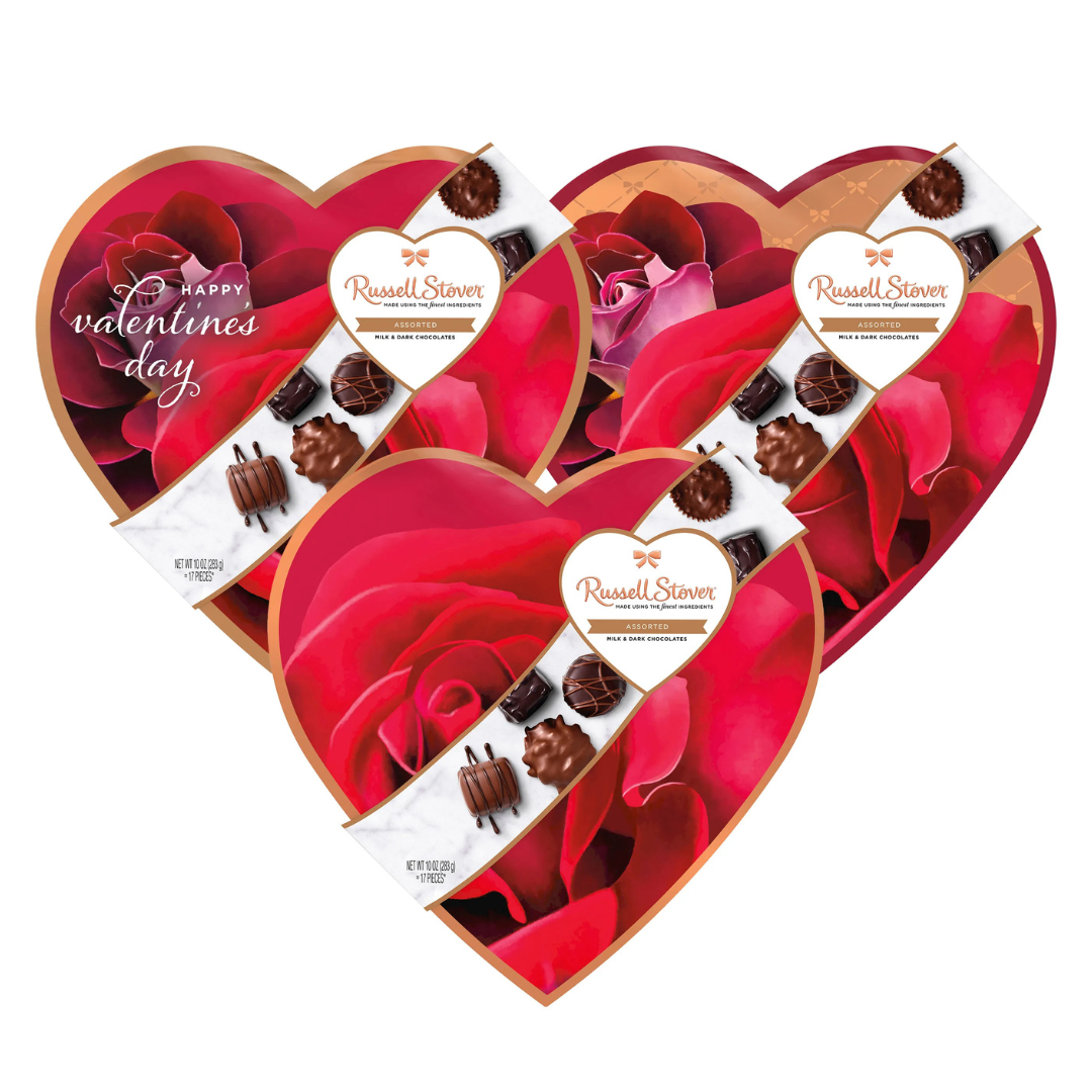 Russell Stover Assorted Milk & Dark Chocolate- 283g