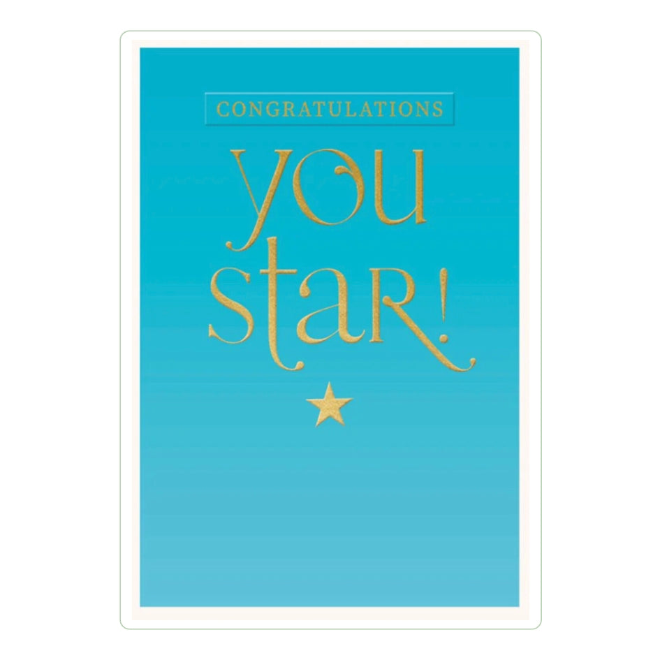 Congratulations You Star Greeting Card